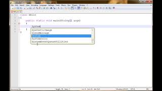 01 java program || hello java