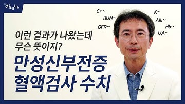 만성신부전증이라면 꼭 알아야 할 수치