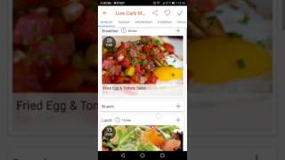 Recipe Calendar Meal Plannig App Review - By LowCarbSpark.com screenshot 1