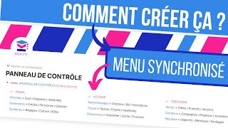 Comment je construis ce menu horizontal beau et utile dans Notion