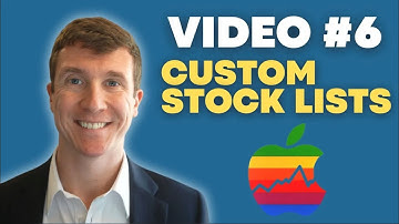 Learn how to create and manage custom stock lists in Portfolio123 | Quantitative Investing