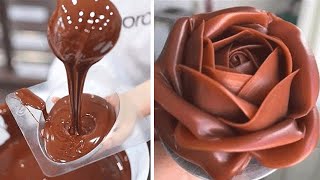 Tutoriales De Decoración De Pasteles De Chocolate Más Satisfactorios | Nutella Chocolate