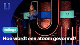 Hoe wordt een atoom gevormd?