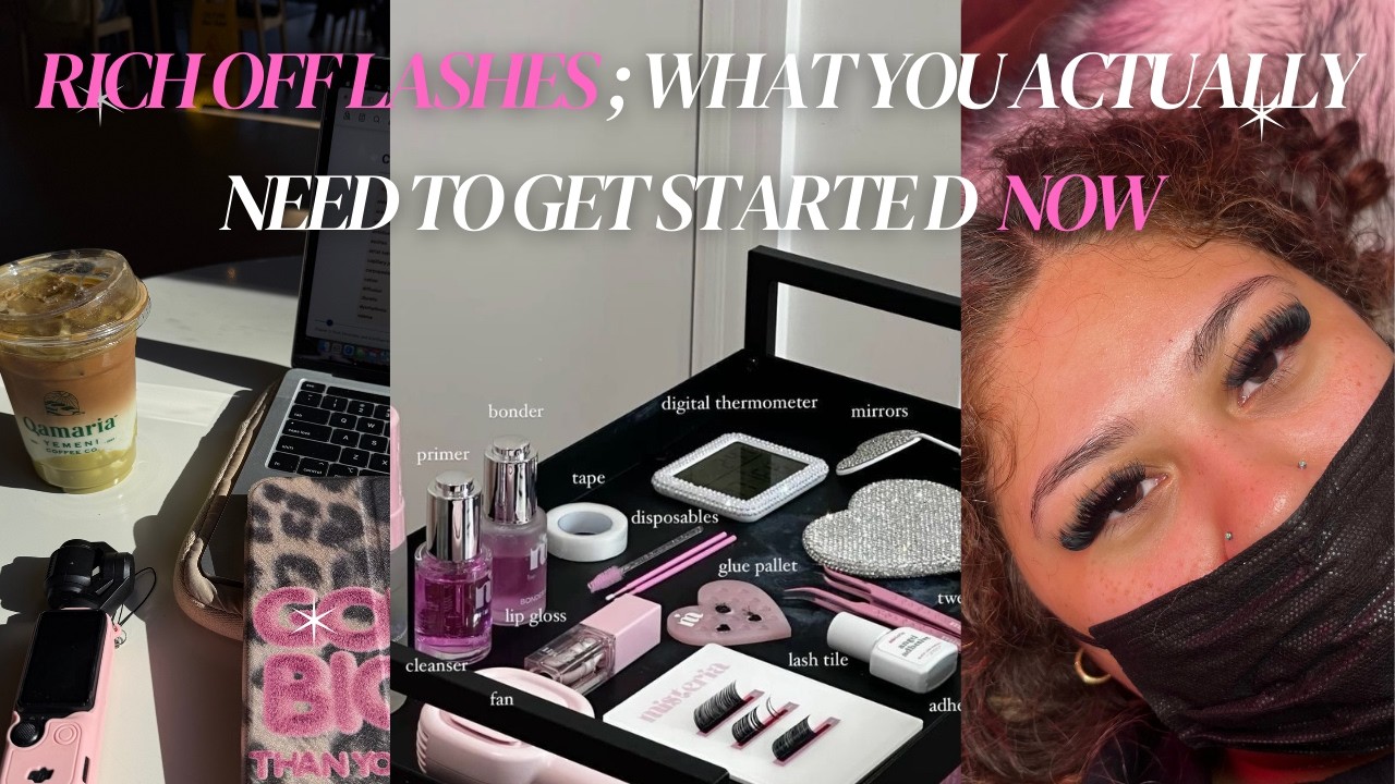 RICH OFF LASHES| WHAT TO BUY IF YOU ARE ON A BUDGET TO GET STARTED WITH LASHING NOW
