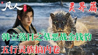 凡人修仙传358:落日之墓韩立肆意杀戮,却被一只小金钱豹搞得狼狈不堪,虽是恶战也得到突破契机。