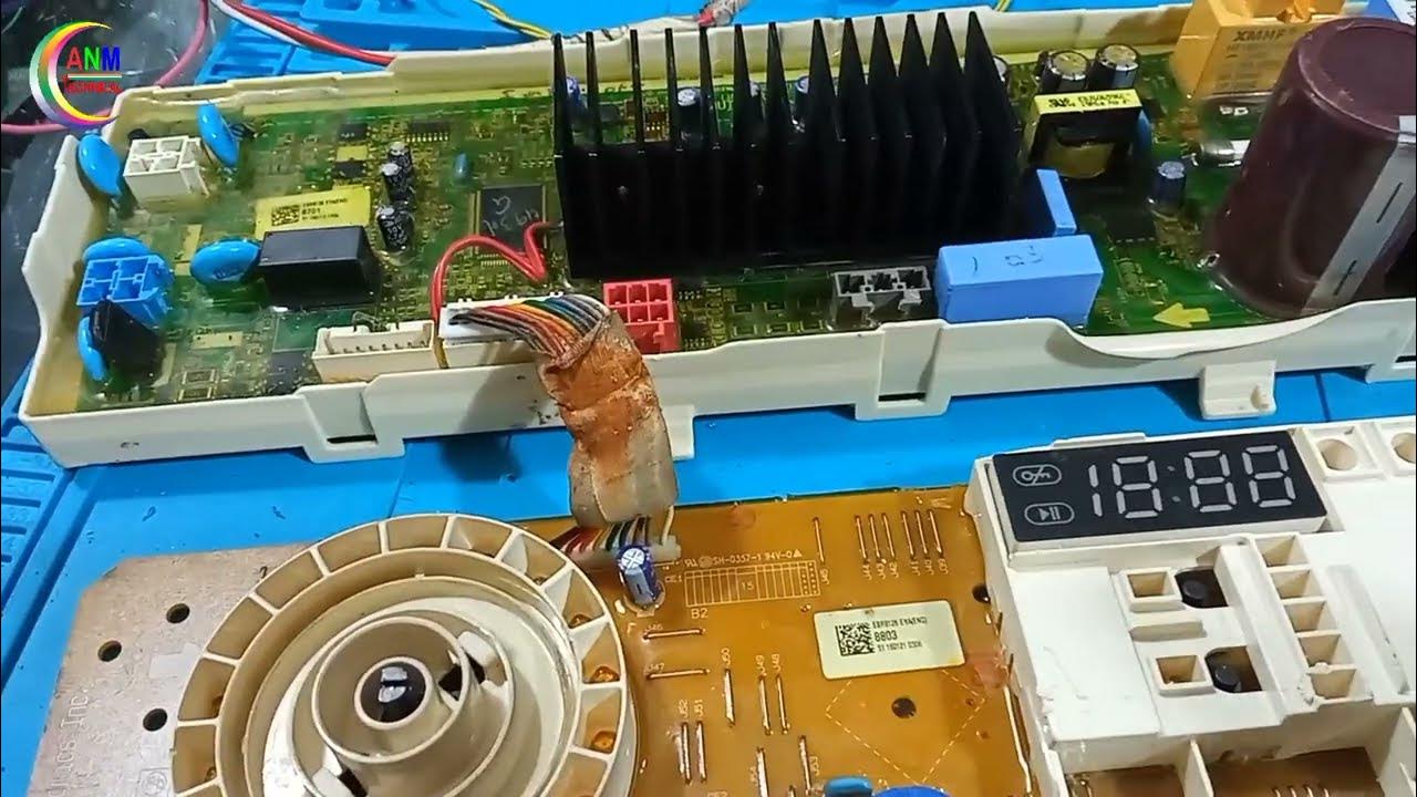 Lg front load washing machine pcb repair YouTube