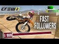 The Crew 2 - 3 FASTEST WAYS TO GAIN FOLLOWERS!