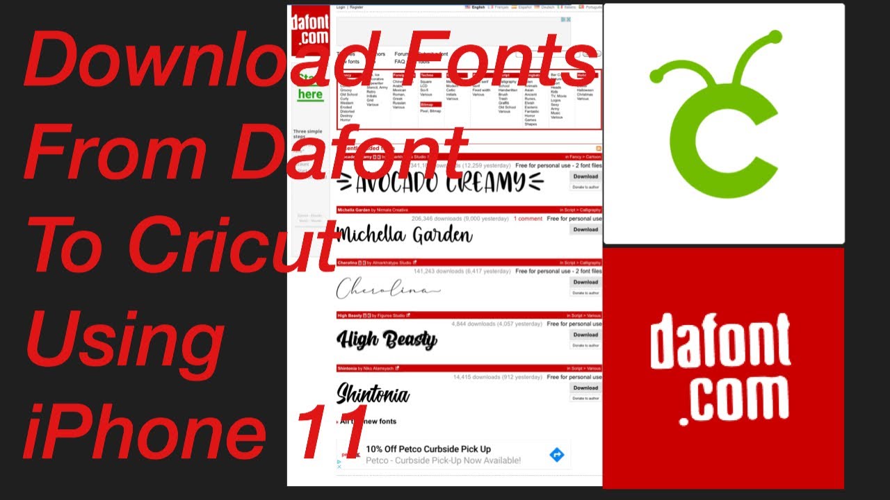 free fonts for iphone 11