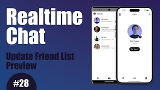 Realtime Chat - 28 Update Friend List Preview