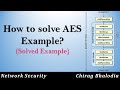 Step-by-Step Guide to Solving an AES Encryption Example 🔐