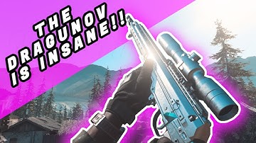 THE DRAGUNOV IS ACTUALLY INSANE!!! (MODERN WARFARE CLASS SETUP & HIGHLIGHTS)
