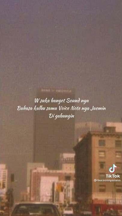 Bahasa Kalbu x #Jaemin voice note (TikTok edit)