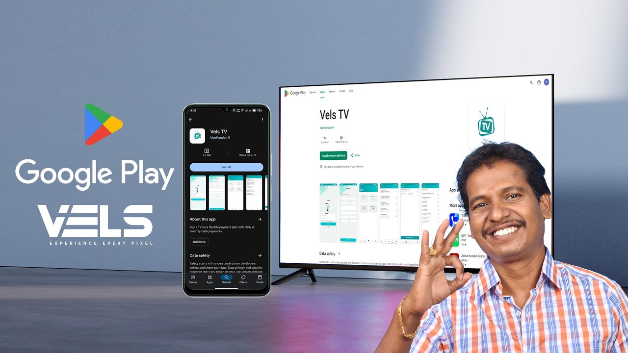 100 ரூபாய்க்கு LED TVயா | VELS TV APP மூலமா PLAY STORE