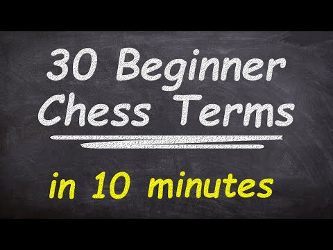 New Players Start Here - 30 Chess Terms Every Beginner Should Know - Basic Chess Terms And Concepts