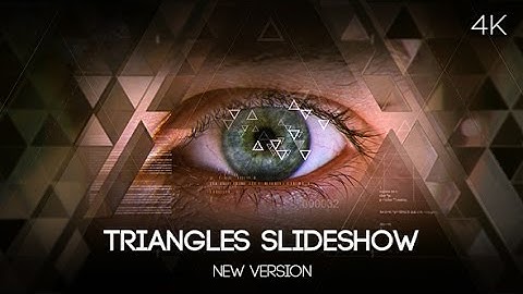 Triangles Slideshow ( After Effects Project Files)
