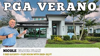 Take A Tour Of The NICOLE Model Home In PGA Verano Port St Lucie