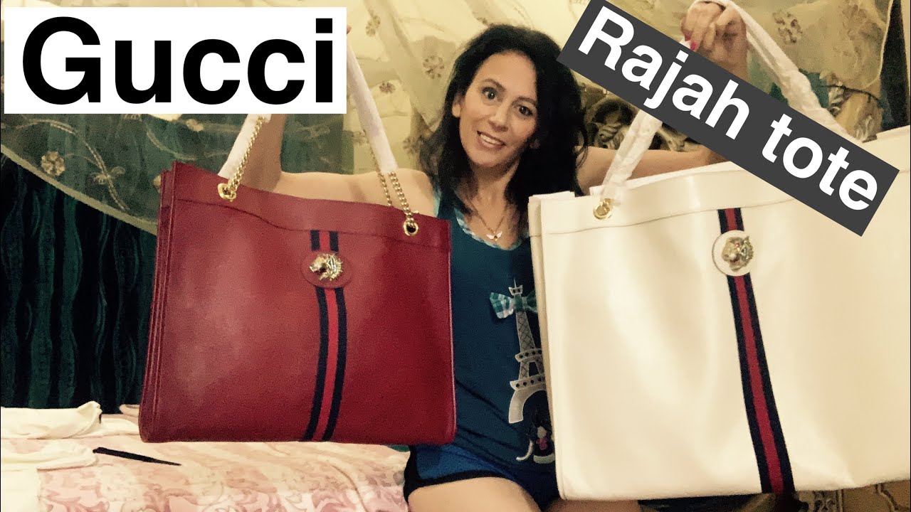 gucci rajah tote review