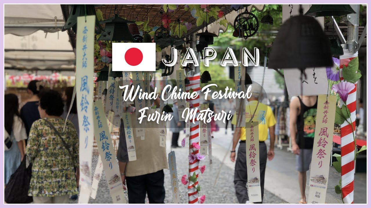 Nishiarai Daishi Wind Bell Festival Furin Matsuri Tokyo Vlog Japan Travel Youtube