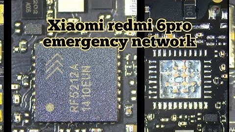 Xiaomi redmi 6 pro network emergency RF IC changing#xiaomi