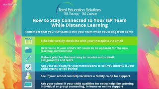 Distance learning is impacting special needs students