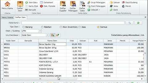 Cara mengatur stok minimum di program aplikasi kasir IPOS 4