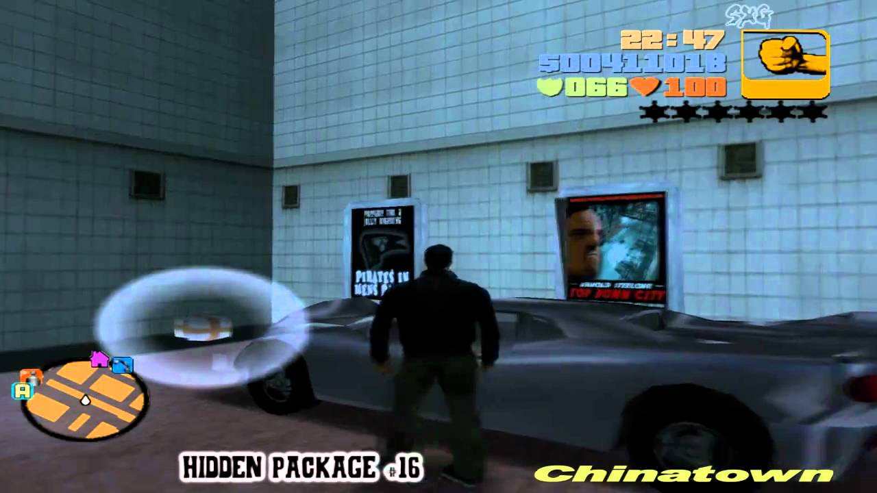 GTA III Hidden Package 1020 Bonus Walkthrough 100 720P HD PC