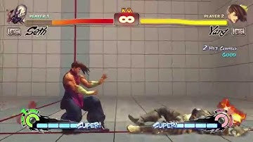 Yang: Option Select RH.Roll Kick vs stuff