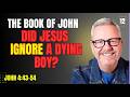 Jesus healed the official's son from a distance and he believed