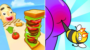 Help Me Tricky Puzzle and Story VS Sandwich Runner — iOS Android Gameplay