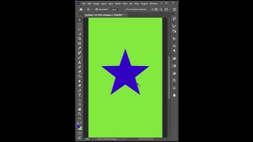 How to create a perfect star shape in Photoshop? #shorts