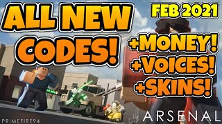 All New Roblox Arsenal Codes Feb 2021 Redditvids