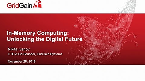 AWS re:Invent 2018: In-Memory Computing: Unlocking the Digital Future (DEM40)