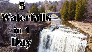 Visiting 5 Waterfalls in 1 Day in Hamilton, Ontario