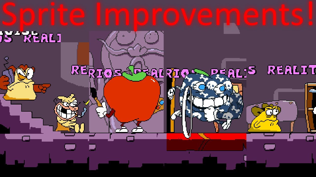 Pizza Tower United (PTU) Sprite Improvements Mod