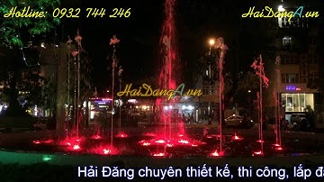 Nhạc nước Draft Beer Đà Nẵng - Đài phun nước nghệ thuật phun theo điệu nhạc