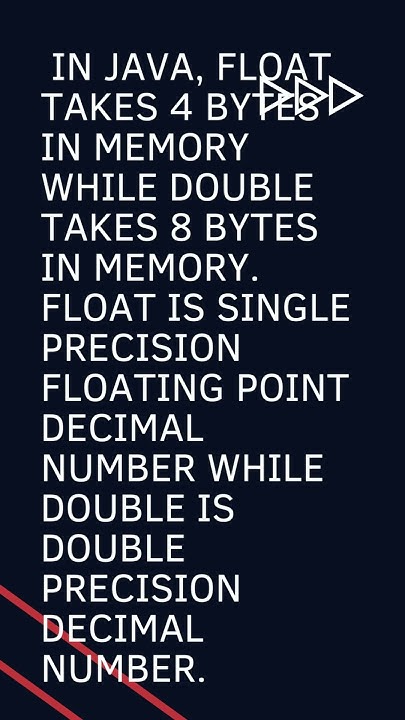 difference between double and float variables in Java || Double ...