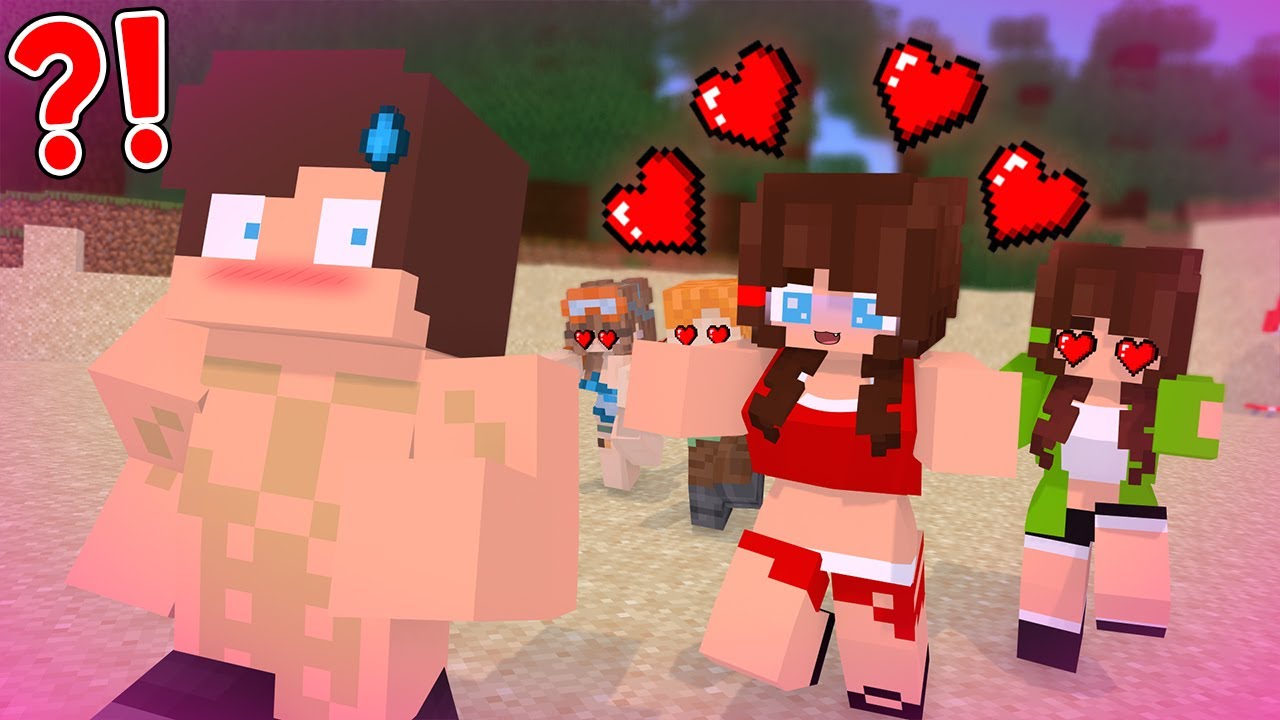 MAIZEN : JJ and JJ Sister On The Beach.... But THIS Happened! - Minecraft Animation JJ & Mikey