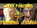 Latex Mask │Painting │Trimming │ Foam Filling
