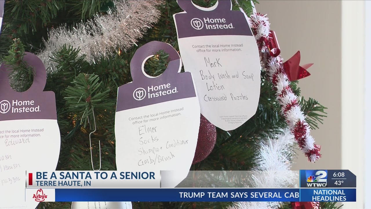 Home Instead holds Be a Santa to a Senior program - YouTube