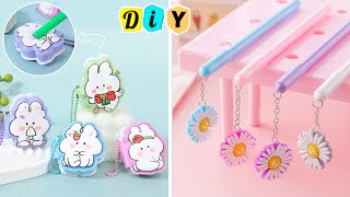 6 DIY School Stationary /paper craft / easy craft ideas /diy miniature / school hacks /art and craft