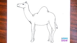 How to draw a camel 🐪| step by step tutorial