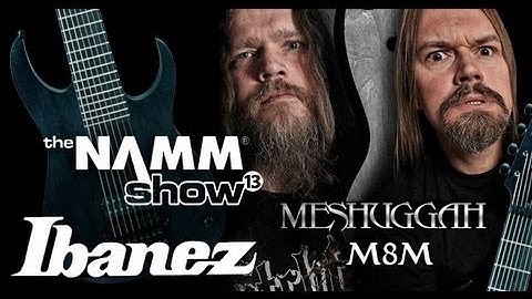NAMM 2013: Ibanez M8M - Meshuggah Signature 8-String Guitar