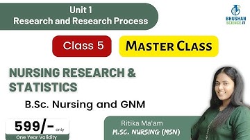Klas 5 | Eenheid 2 | Onderzoek en onderzoeksproces | Verpleegkundig onderzoek en statistieken