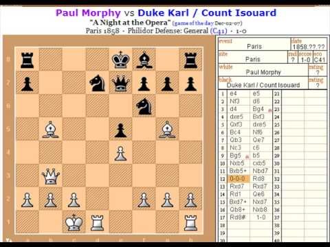 chess tactics mate attack 1(morphy-Duke Karl/Count...