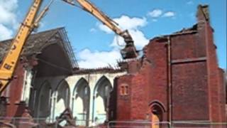 St  Peters Church Demolition June 2012