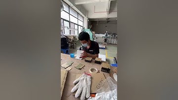Real shot of display stand production process（truth）