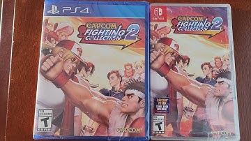Capcom Fighting Collection 2 Ps4 And Switch  Unboxing