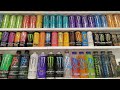 Moray6z   de 50 canettes  prsentation de toutes mes canettes monster energy