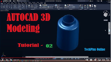Revolve, Shell, Orbit Command in AutoCAD -Modeling Tutorial -02