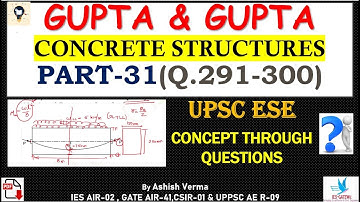 RCC Gupta & Gupta Solutions|ESE PYQ